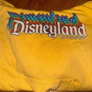 Yellow Disneyland Hoodie